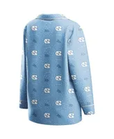 WEAR by Erin Andrews Women's Navy St. Louis Blues Long Sleeve Button-Up  Shirt and Pants Sleep Set - Macy's