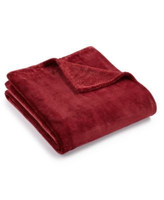 Cozy Plush Solid Throw, 50" x 70", Created for Macy's