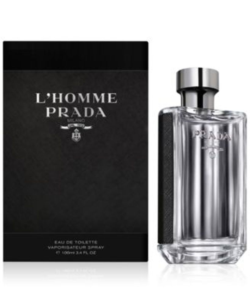 PRADA Men's L'Homme Prada Eau de Toilette Spray, 3.4 oz.