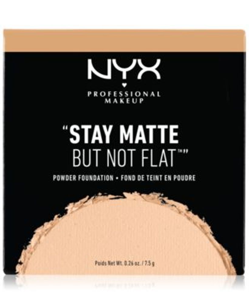 Stay Matte But Not Flat Powder Foundation