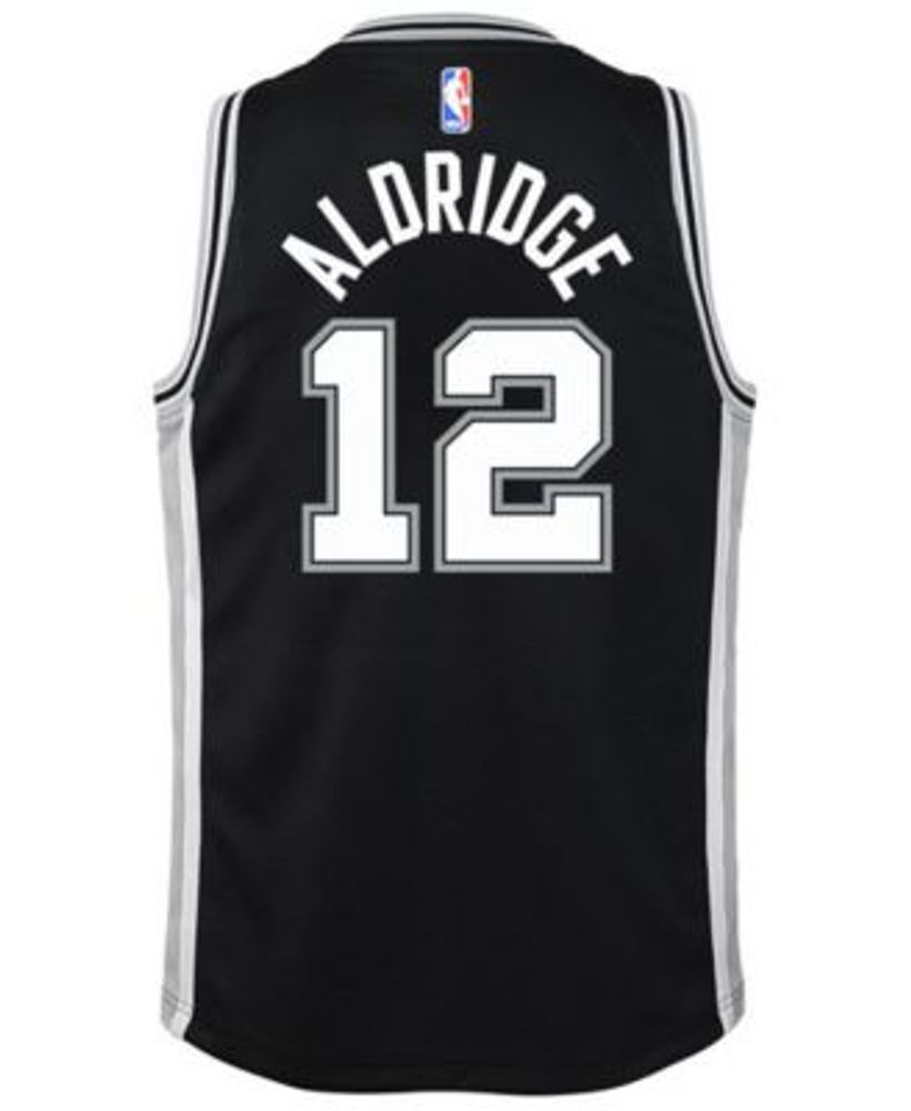 Nike LaMarcus Aldridge San Antonio Spurs Icon Swingman Jersey, Big Boys (8-20) Black