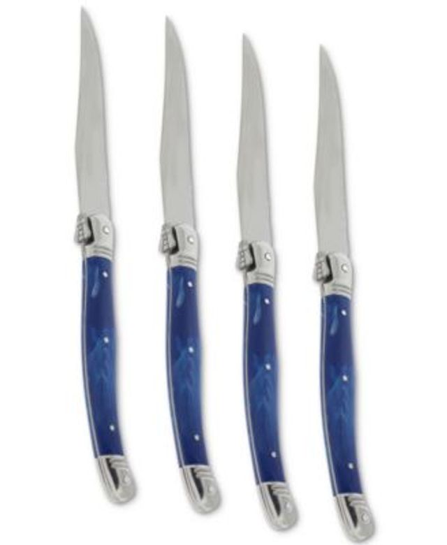 French Home Set of 4 Laguiole Neutral Tones Steak Knives