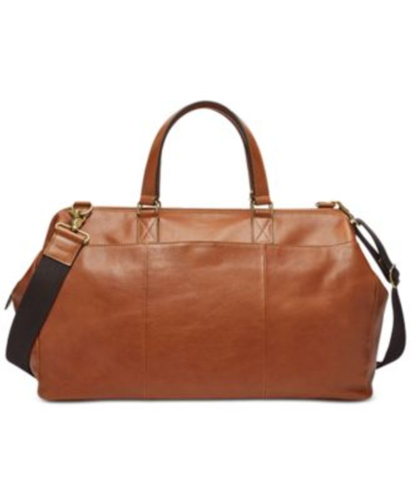 Men's Leather Duffel Bag