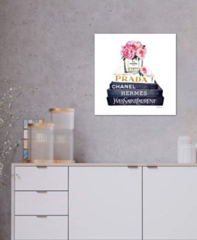 Bookstack Peony Pink Art: Canvas Prints, Frames & Posters