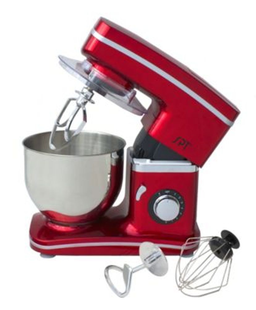 SPT 8-Speed Stand Mixer Red