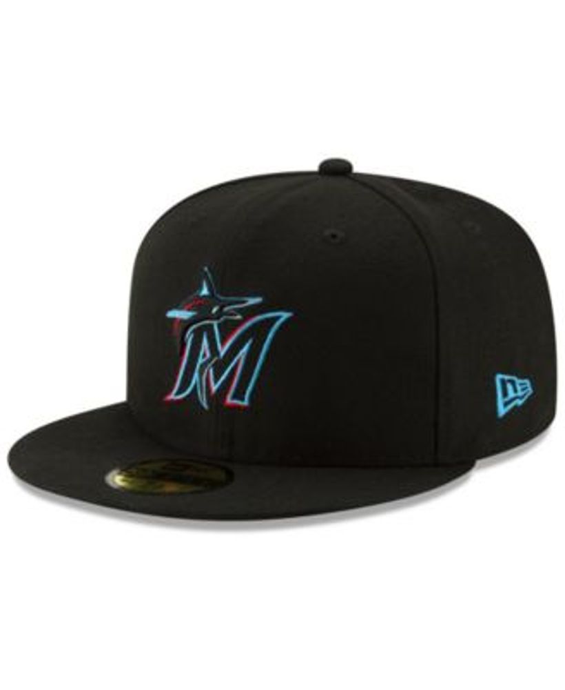 Miami Marlins Black New Era 59Fifty Fitted