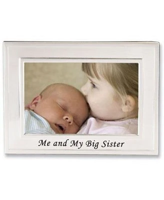 Big Sister Silver Plated Picture Frame - Me and My Big Sister Design - 6" x 4"