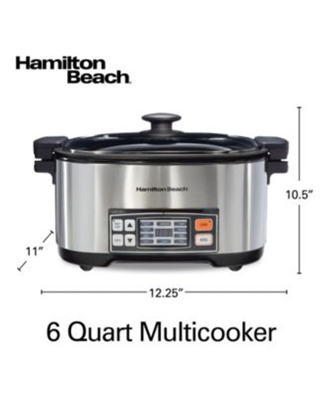 Hamilton Beach Manual 8-Qt. Slow Cooker - Macy's