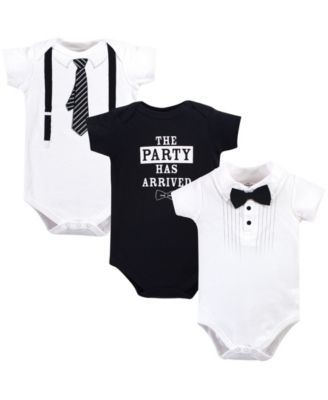 Baby Cotton Bodysuits, 3 Pack