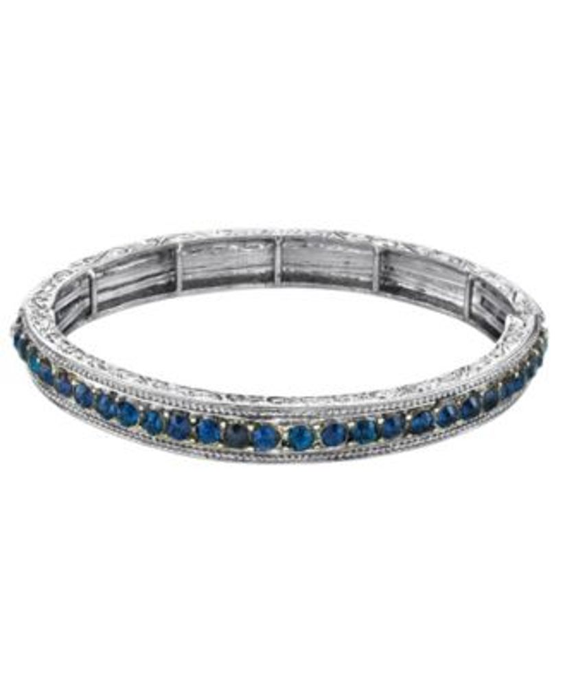 sapphire stretch bracelet