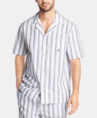 Men's Cotton Striped Pajama Shirt