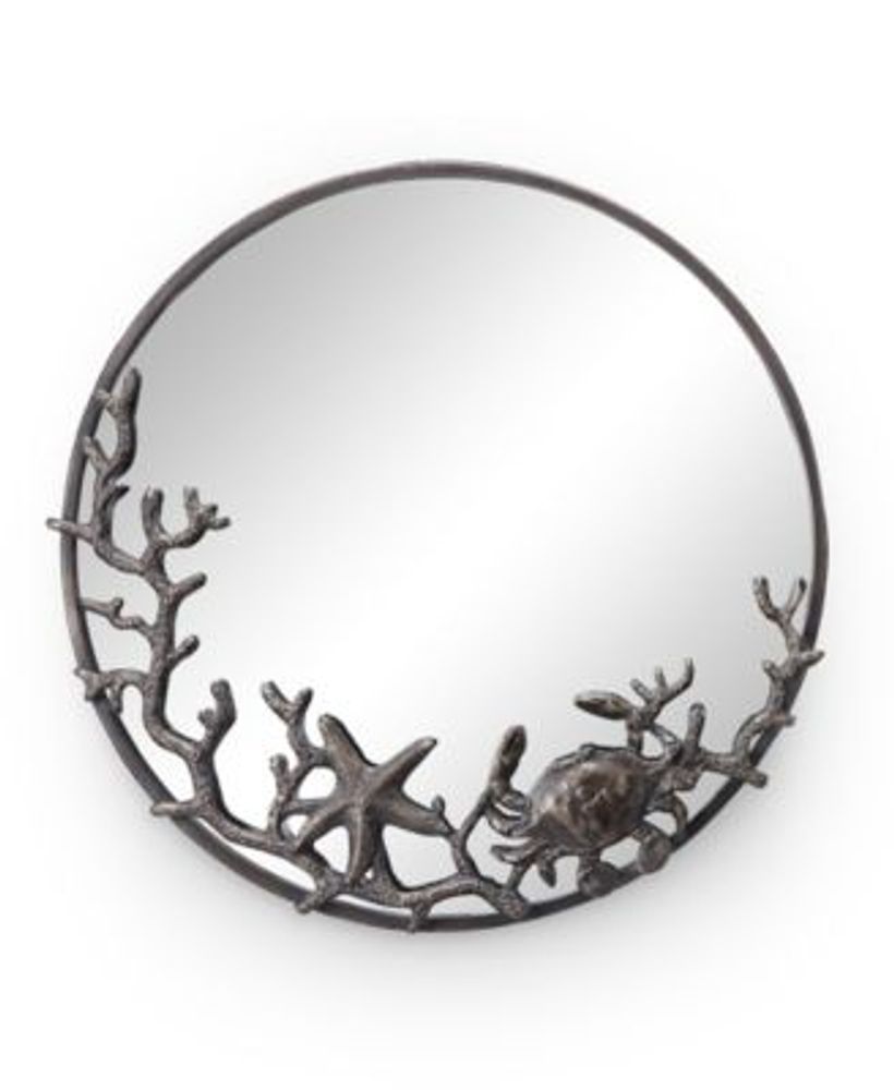 Small Mirror with Stoneware Base