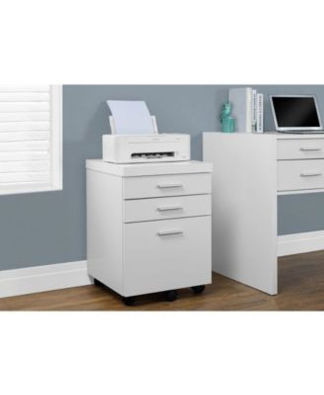 Dixie 2 Drawer Filing Cabinet White - Buylateral