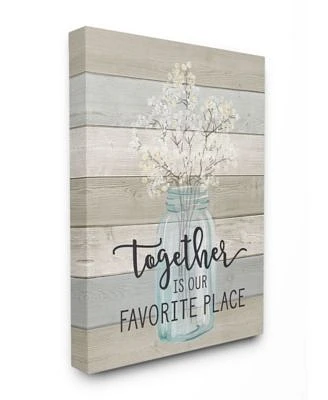 Together is Our Favorite Place Canvas Wall Art