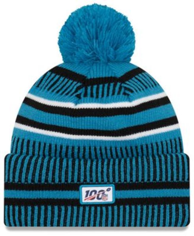 Youth Navy Dallas Cowboys Jacquard Tassel Knit Hat with Pom