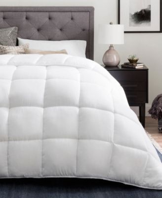 Down Alternative Quilted Comforter with Duvet Tabs,