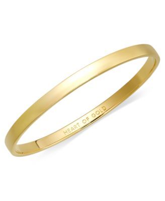 Bracelet, 12k Gold-Plated Heart of Gold Idiom Bangle Bracelet