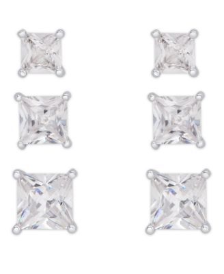 Giani Bernini Cubic Zirconia (1/3 ct. t.w.) Evil Eye Stud Earrings in  Sterling Silver