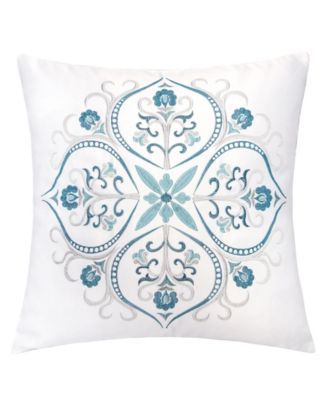 Arya Embroidery Square Decorative Throw Pillow