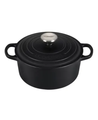 Zavor Noir Cast Aluminum Ceramic Nonstick Dutch Oven with Lid 7 qt - Black