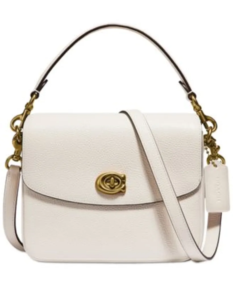 COACH Polly Polished Pebble Leather Small Crossbody - Macy's