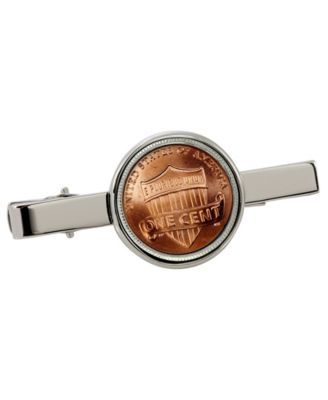 Lincoln Union Shield Penny Coin Tie Clip