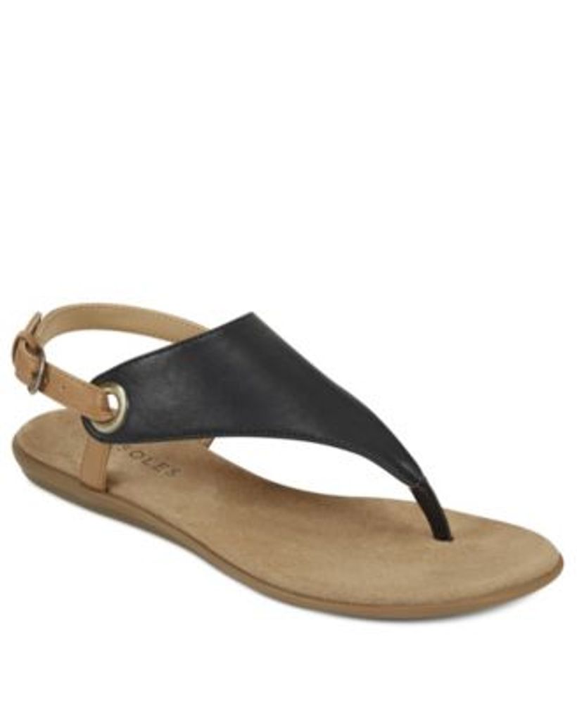 Aerosoles Lewis Strappy Flat Sandals - Macy's