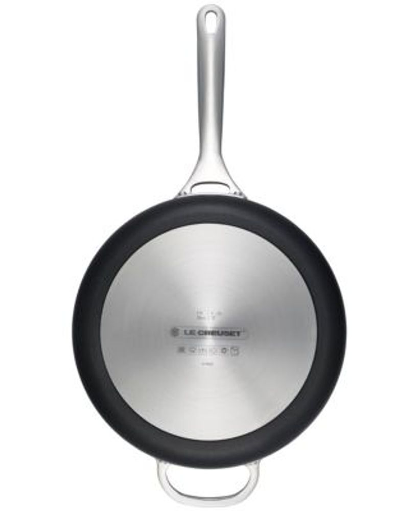 SCANPAN Haptiq 2.75 qt. Non-Stick Stainless Steel Saute Pan with Lid