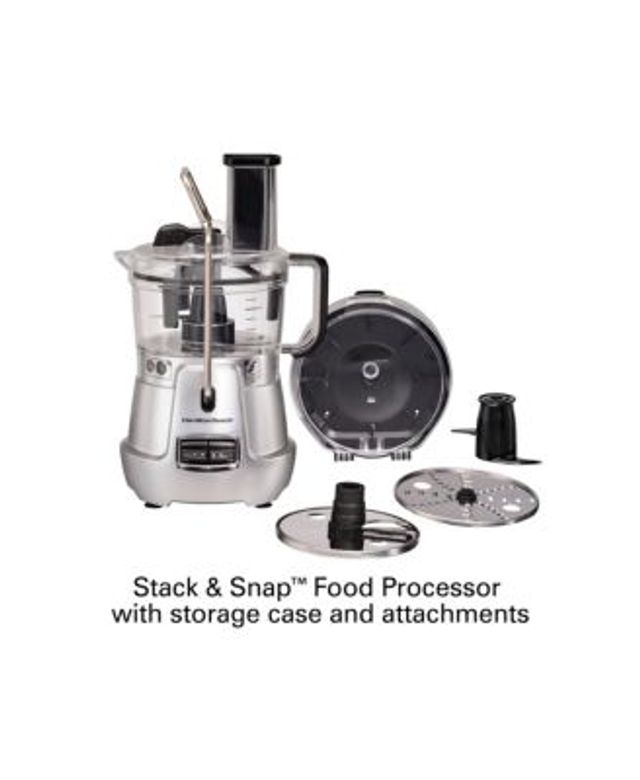 Hamilton Beach 12 Cup Stack & Snap Food Processor - Macy's