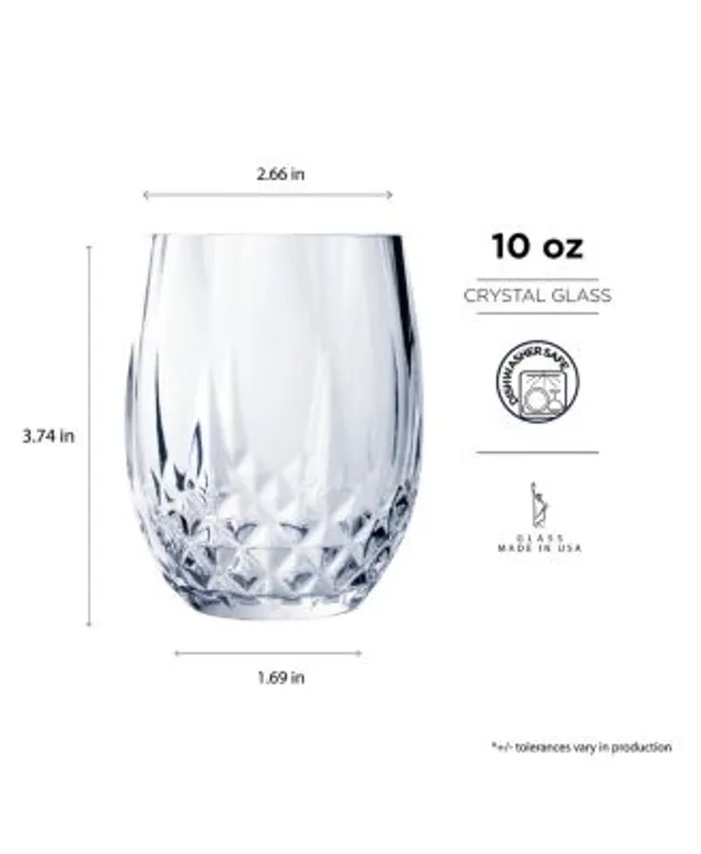 Longchamp Cristal D'Arques Set of 4 Highball Glasses - Macy's