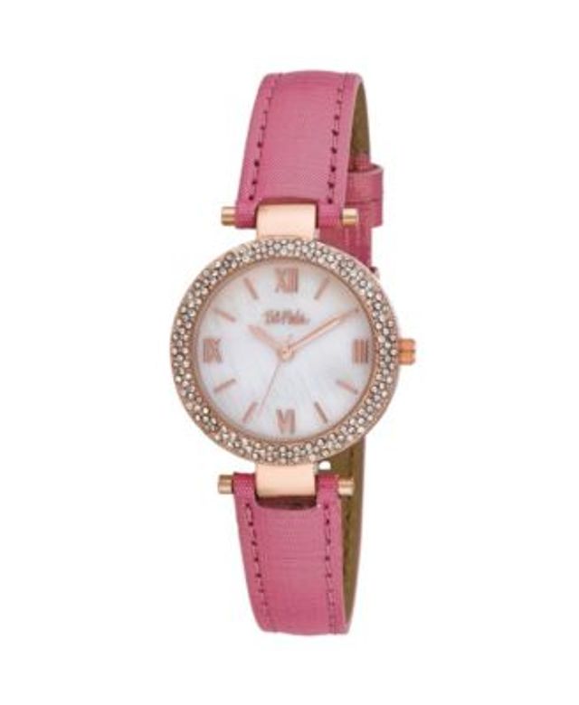 GUESS Women's Pink Logo Silicone Strap 42mm, 43mm ,44mm Apple
