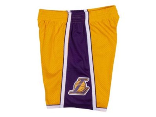 Los Angeles Lakers Mitchell & Ness 2009/2010 Hardwood Classics Authentic  Shorts - Blue/White