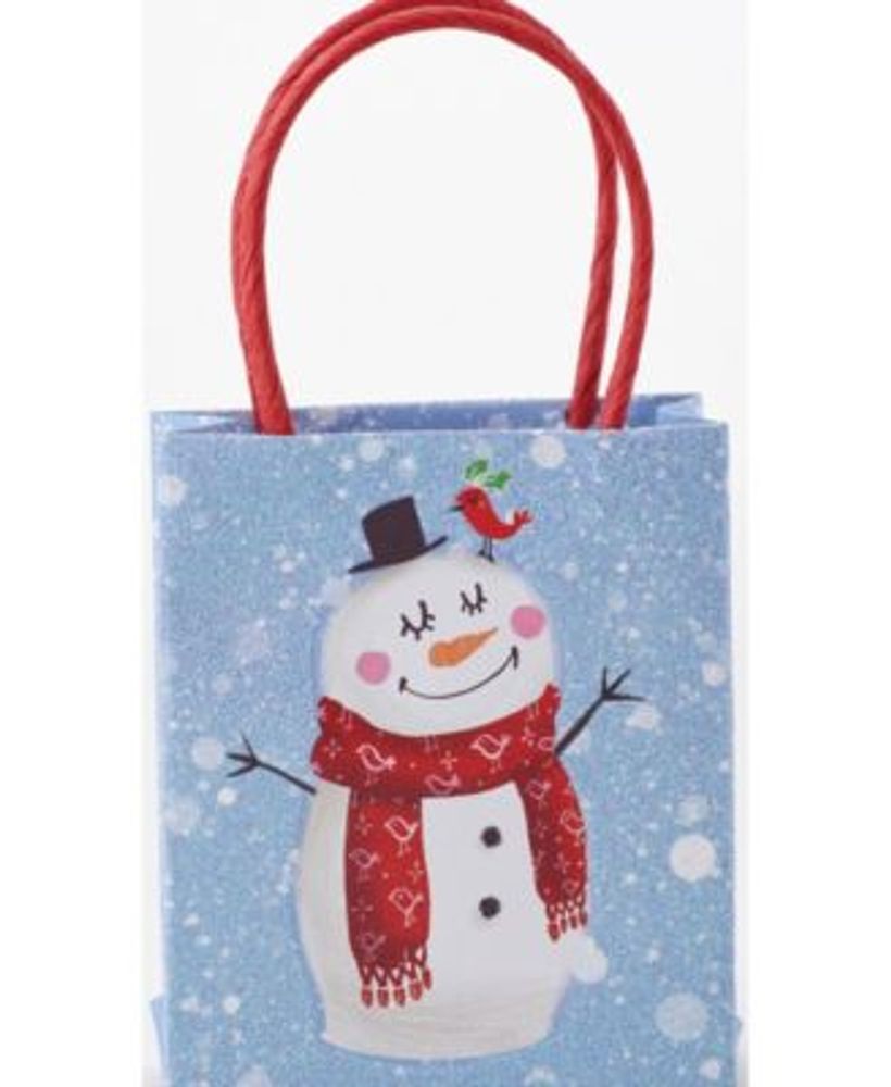 Go Brightly Holiday Assorted Mini Gift Bags, Set of 5