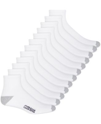 Men's Solid Ankle Socks - 12-Pack, Created for Macy's