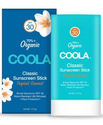 Classic Organic Sunscreen Stick SPF 30 - Tropical Coconut, 0.6-oz.