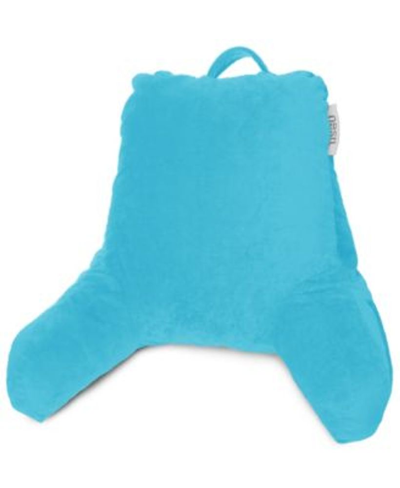 Nestl Reading Pillow for Kids, Small Bed Pillow, Back Pillow  for Sitting in Bed, Memory Foam Chair Pillow, Reading & Bed Rest Pillows,  Bright Blue Back Pillow for Bed, Arm Pillow