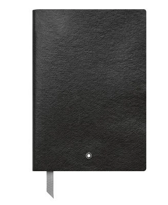 Fine Stationery #146 Black Lined Notebook