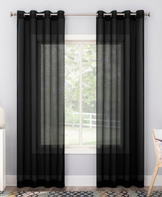 Calypso Voile Sheer Grommet Curtain Panel, 59" x 63"