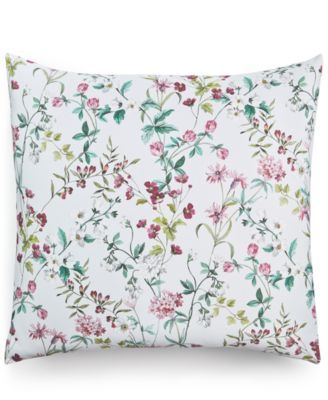 300-Thread Count Cotton Sateen Floral Vines European Sham, Created for Macy's