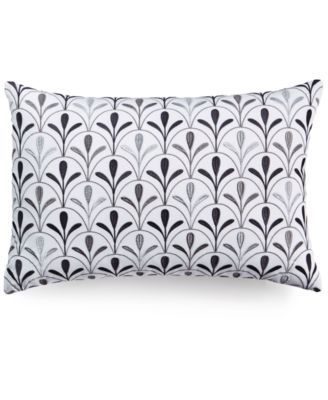 Scallop Geo Embroidered 12" x 18" Decorative Pillow, Created for Macy's
