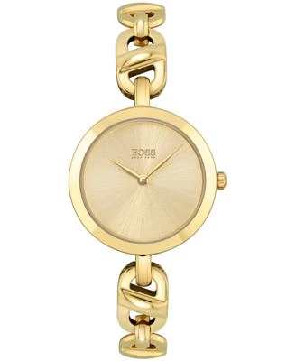 Women's Chain Gold-Tone Stainless Steel Bracelet Watch 28mm