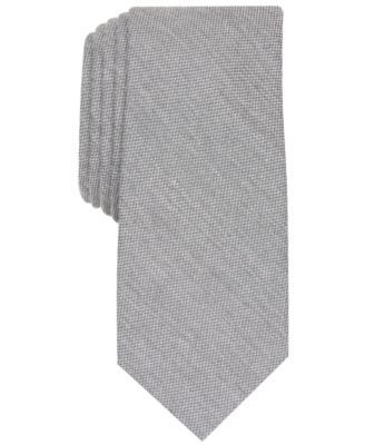 Men's Dunbar Solid Slim Tie, Created for Macy's