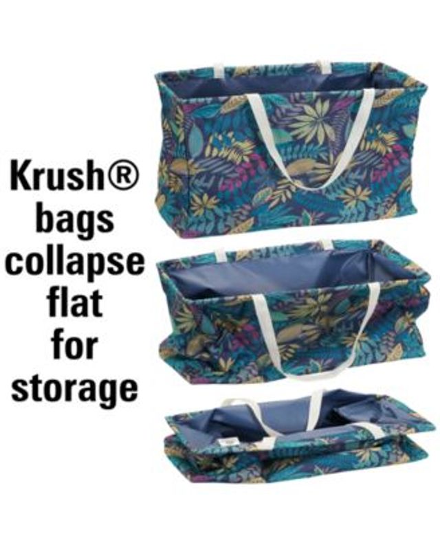 Household Essentials Krush Rectangle Utility Tote Bag, Teal, Blue