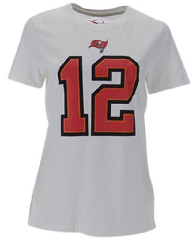 Men's Tampa Bay Buccaneers Tom Brady Nike White Name & Number T-Shirt in  2023