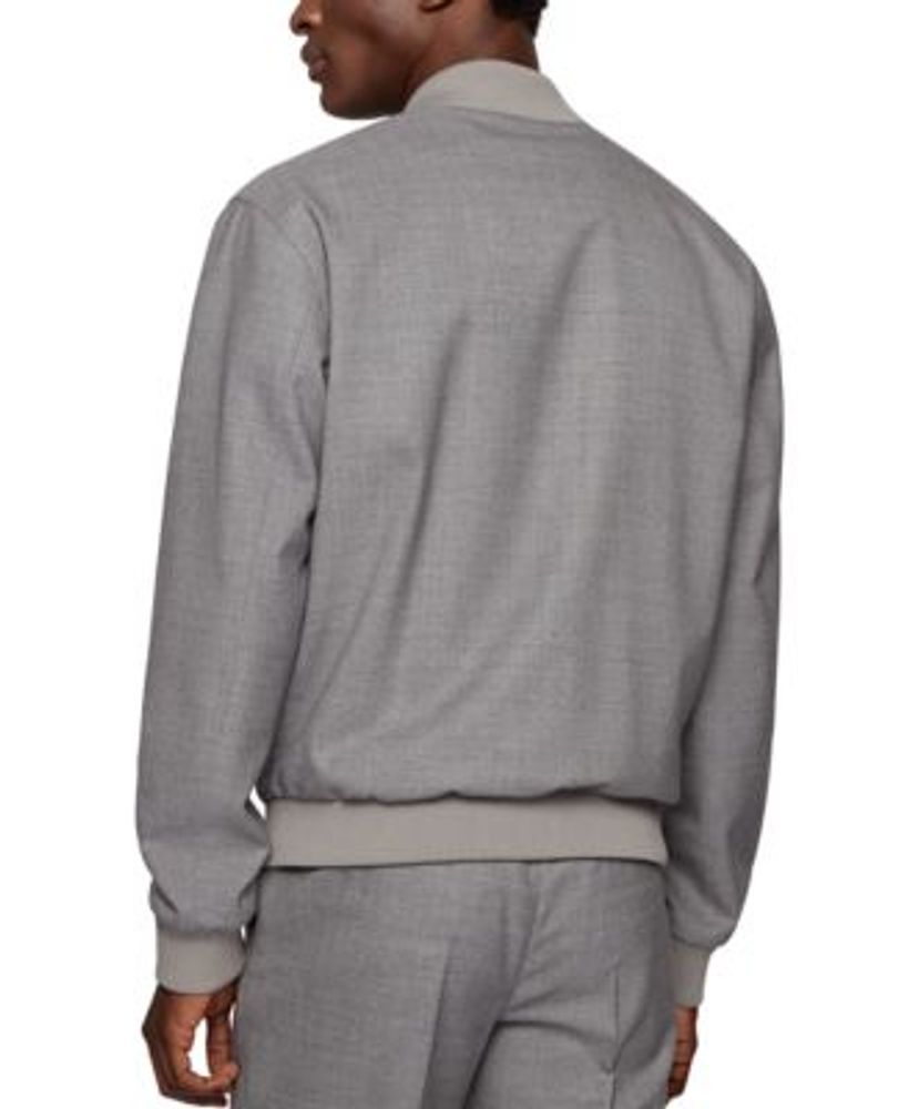 BOSS Men's Zip-Up Slim-Fit Jacket