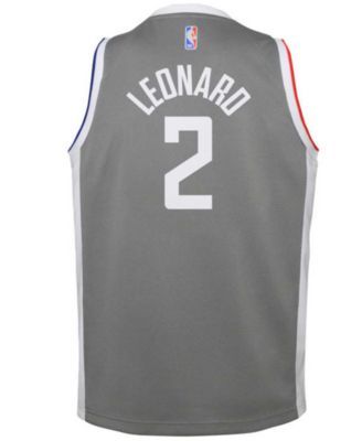 LA Clippers Jordan Statement Name & Number T-Shirt - Kawhi Leonard - Mens