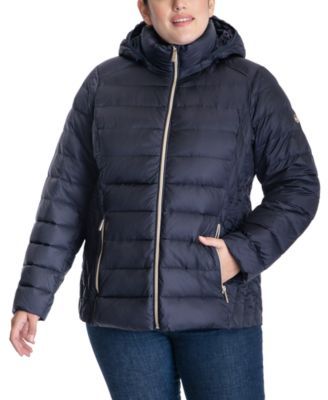 Michael Kors Women's Plus Size Hooded Down Puffer Coat, Created for Macy's  | Mall of America®