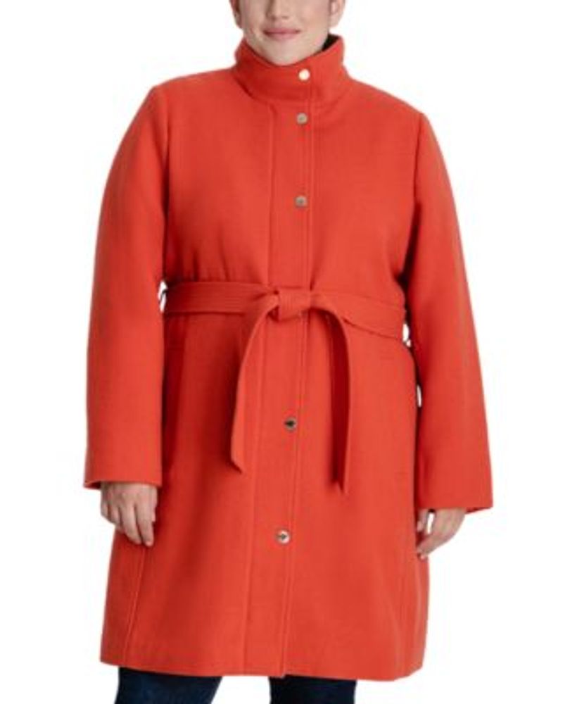 Michael Kors Women's Plus Belted Walker Coat, Created for Macy's | Plaza  Las Americas