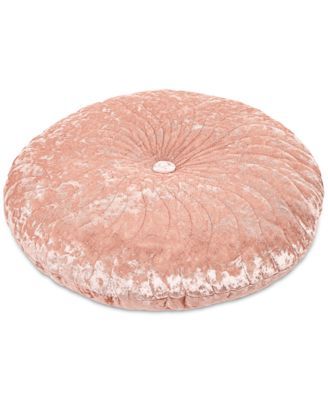 Velvet Round Decorative Pillow, Created for Macy's