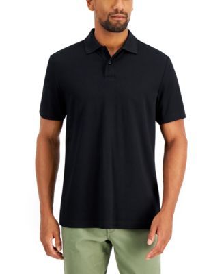 Men's Regular-Fit Solid Supima Blend Cotton Polo Shirt, Created for Macy's